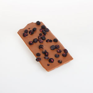 Schokolade mit Blaubeeren