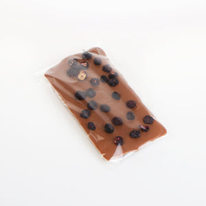 Schokolade mit Blaubeeren