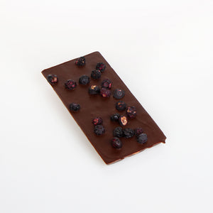 Schokolade mit Blaubeeren