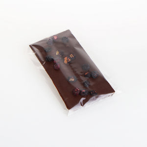 Schokolade mit Blaubeeren